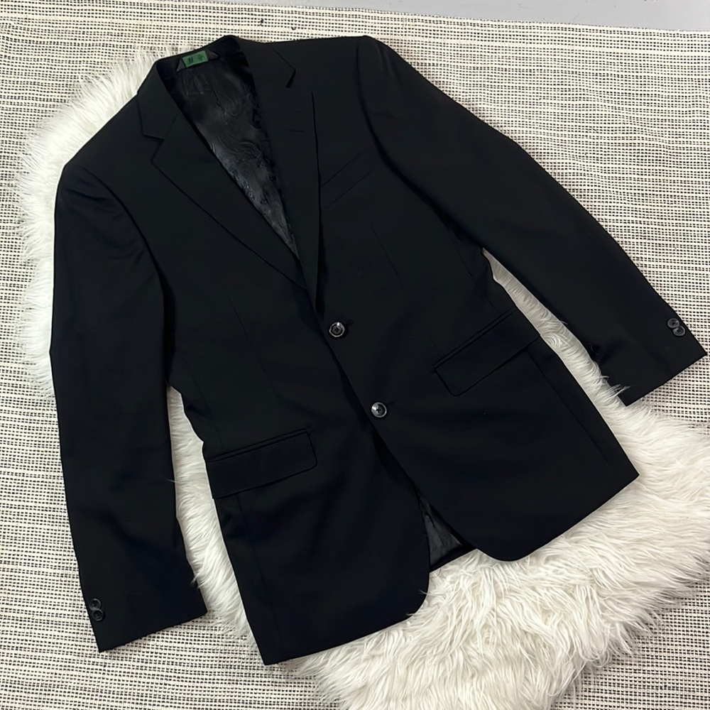 Rockin’ Sartorial men’s 36R black suit jacket